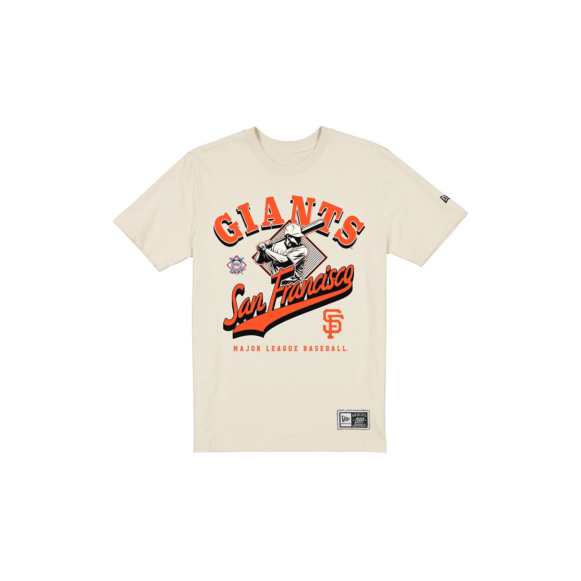 San Francisco Giants Throwback Batter Chrome White T-Shirt