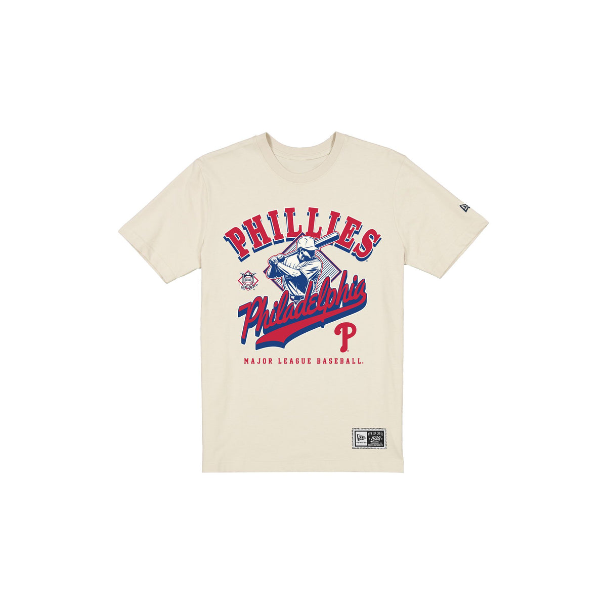 Philadelphia Phillies Throwback Batter Chrome White T-Shirt