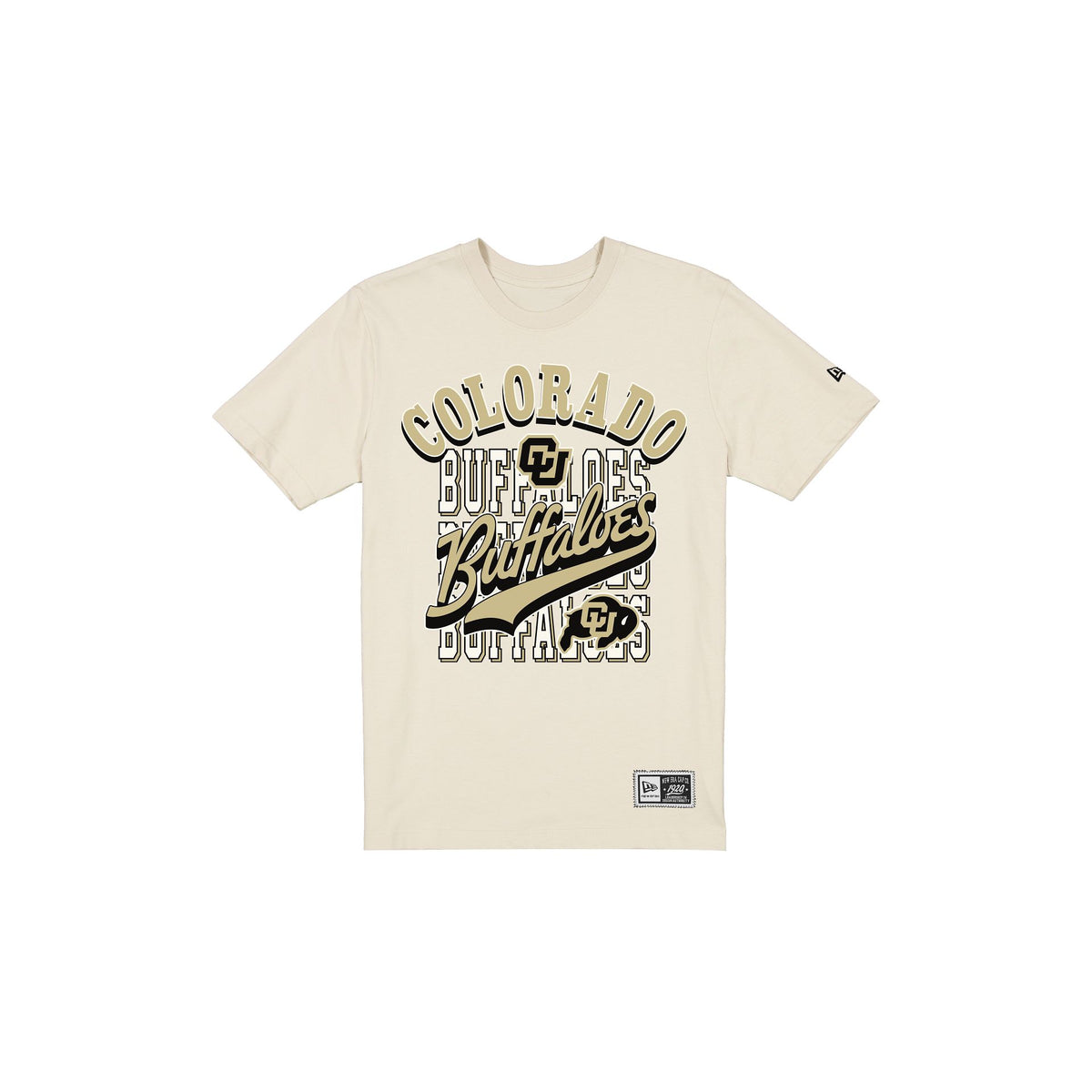 Colorado Buffaloes Throwback Script Chrome White T-Shirt