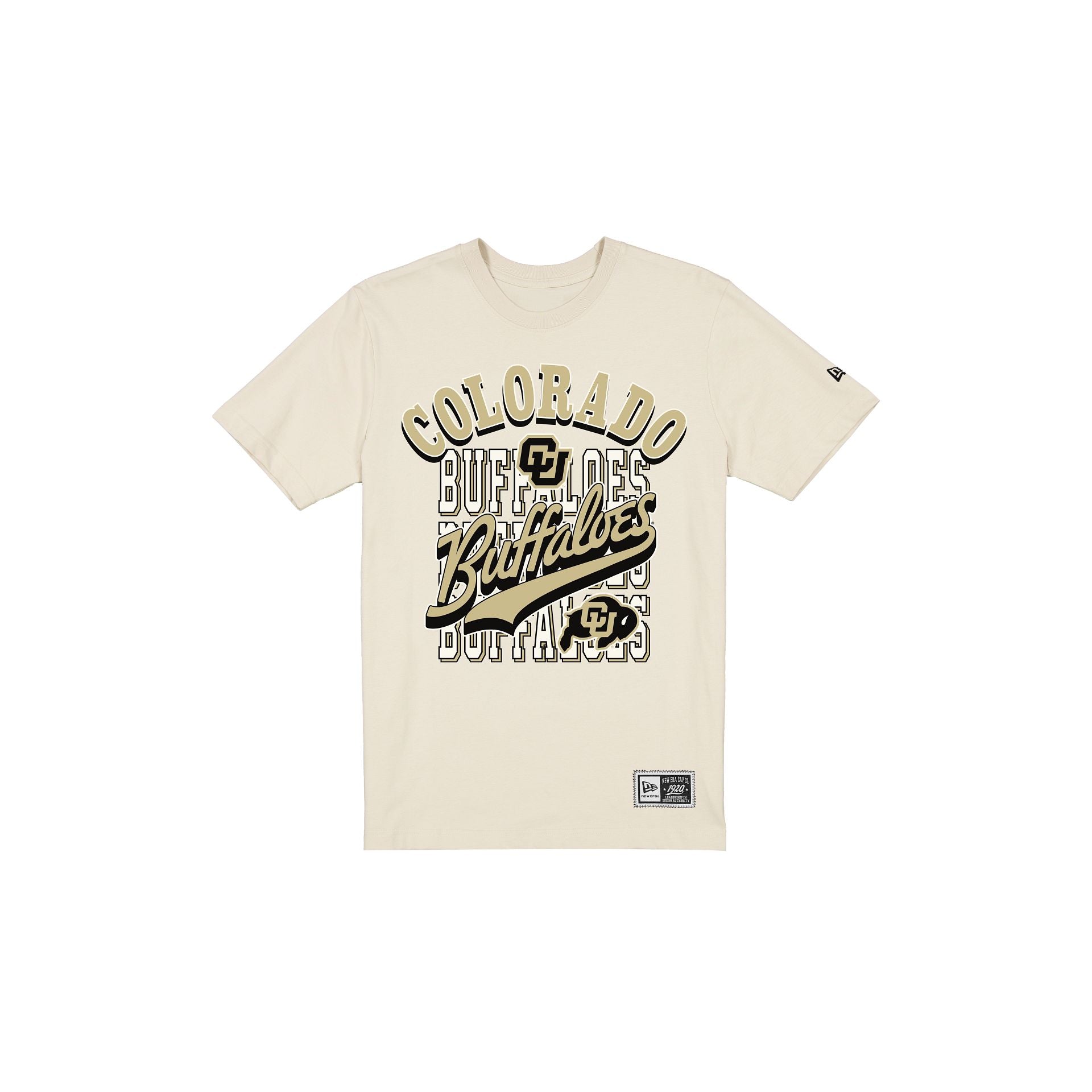 Colorado Buffaloes Throwback Script Chrome White T-Shirt