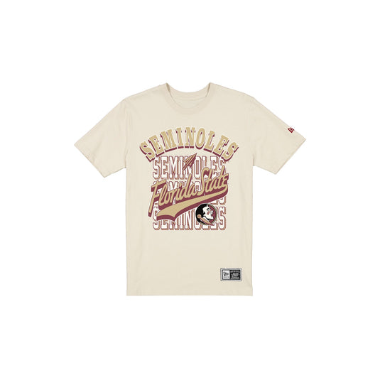 Florida State Seminoles Throwback Script Chrome White T-Shirt