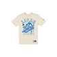 Detroit Lions Throwback Helmet Chrome White T-Shirt