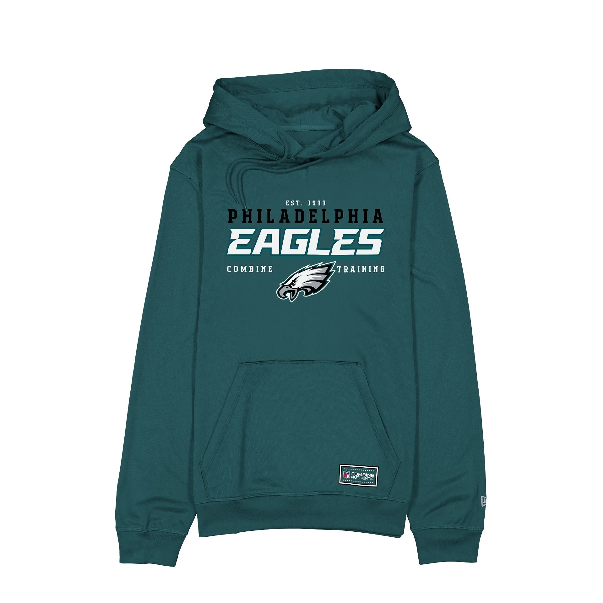 Philadelphia Eagles Bold Logo Combine Hoodie