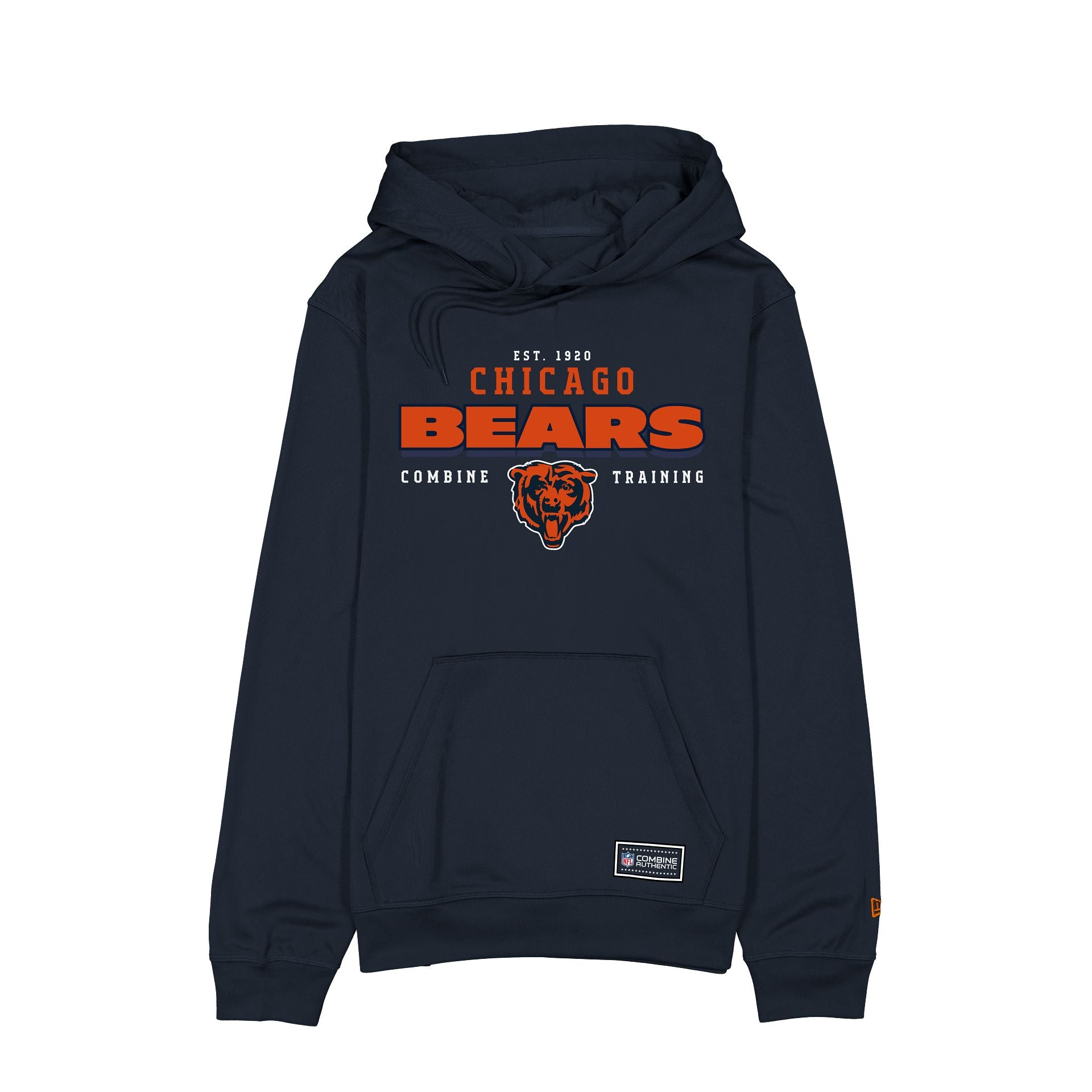 Chicago Bears Bold Logo Combine Hoodie