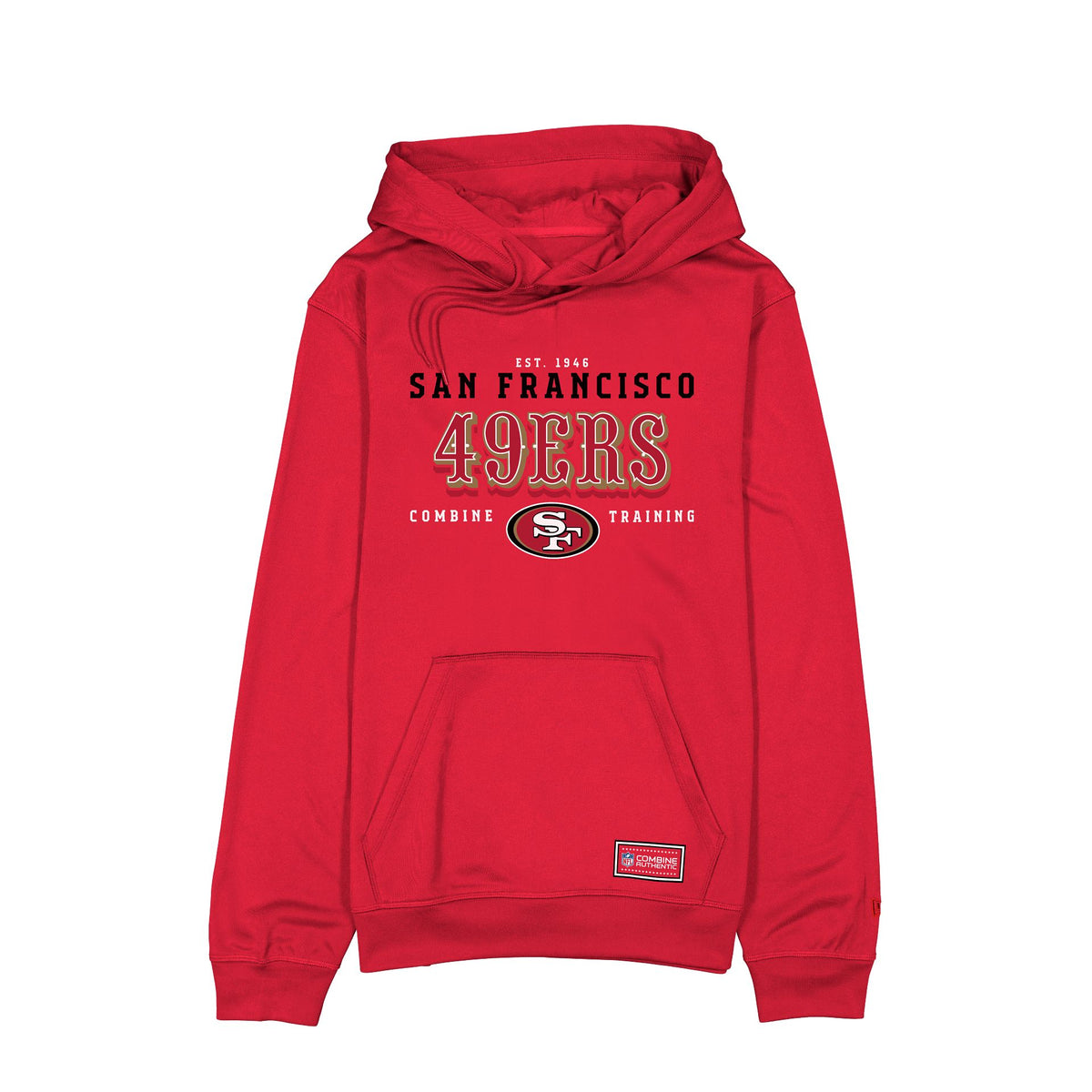 San Francisco 49ers Bold Logo Combine Hoodie