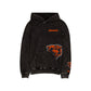 Chicago Bears Logo Washed Black Hoodie