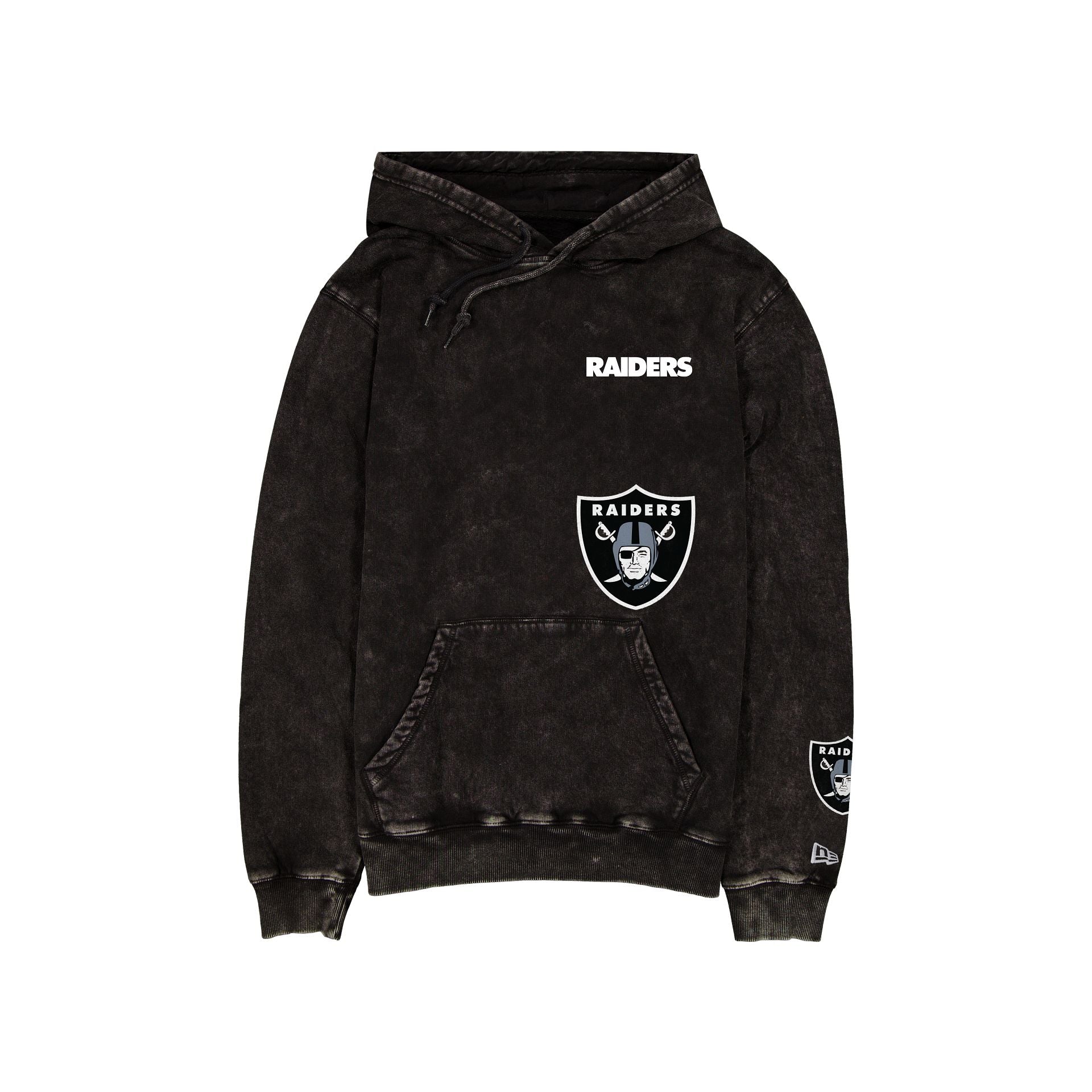 Las Vegas Raiders Logo Washed Black Hoodie