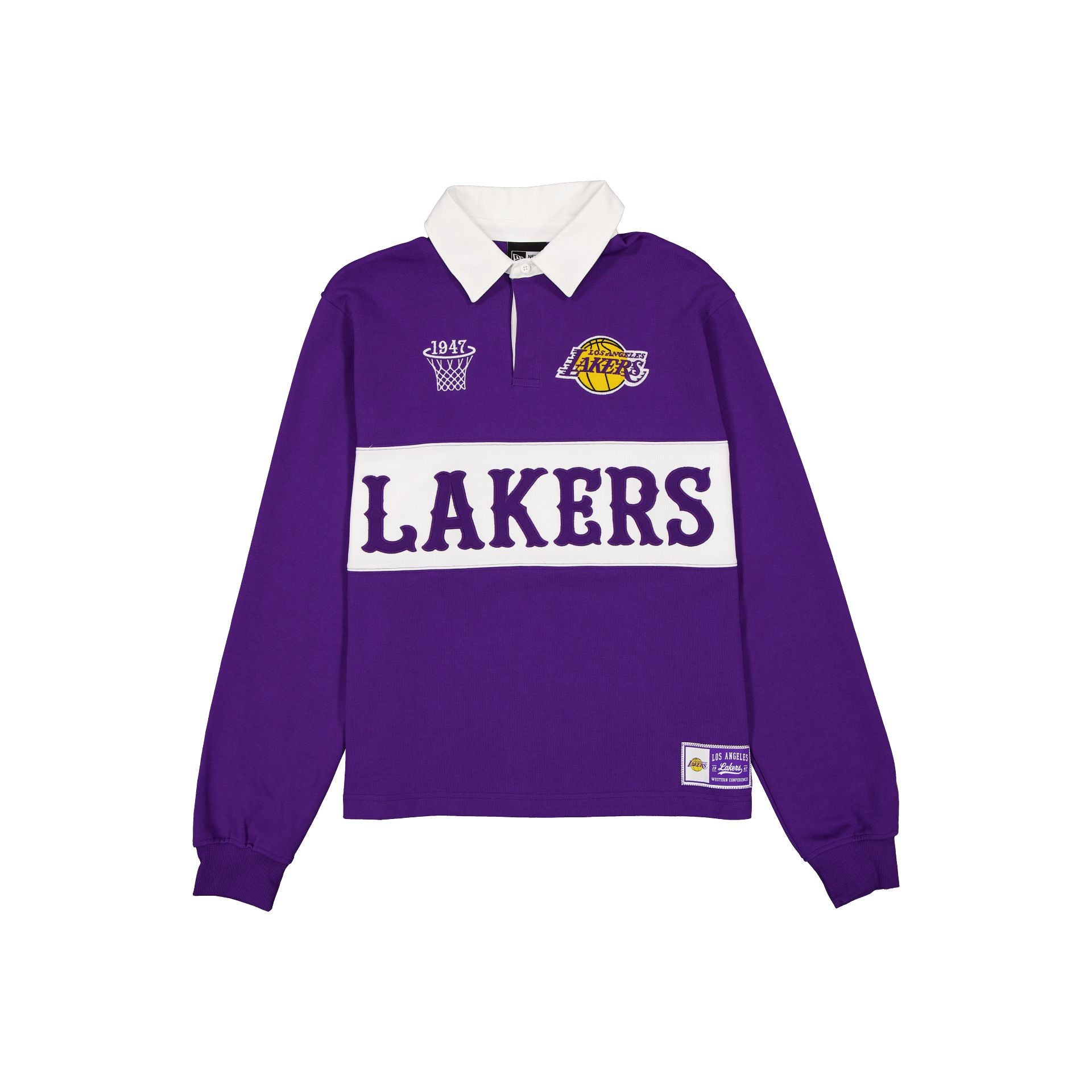 Los Angeles Lakers Long-Sleeve Rugby T-Shirt