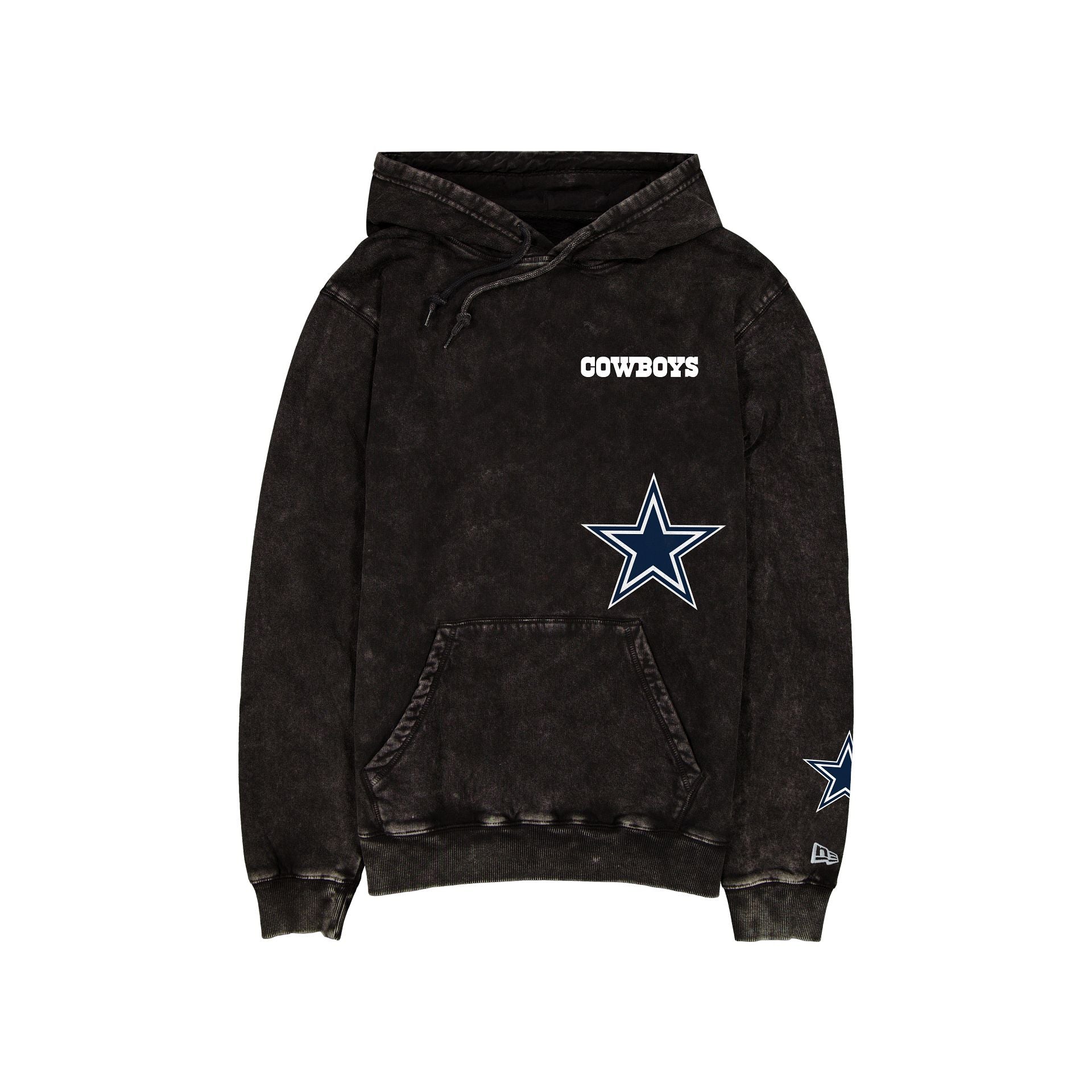 Dallas Cowboys Logo Washed Black Hoodie