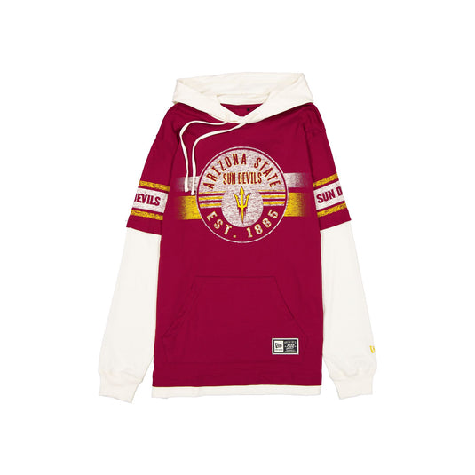 Arizona State Sun Devils Throwback Chrome Twofer Hoodie