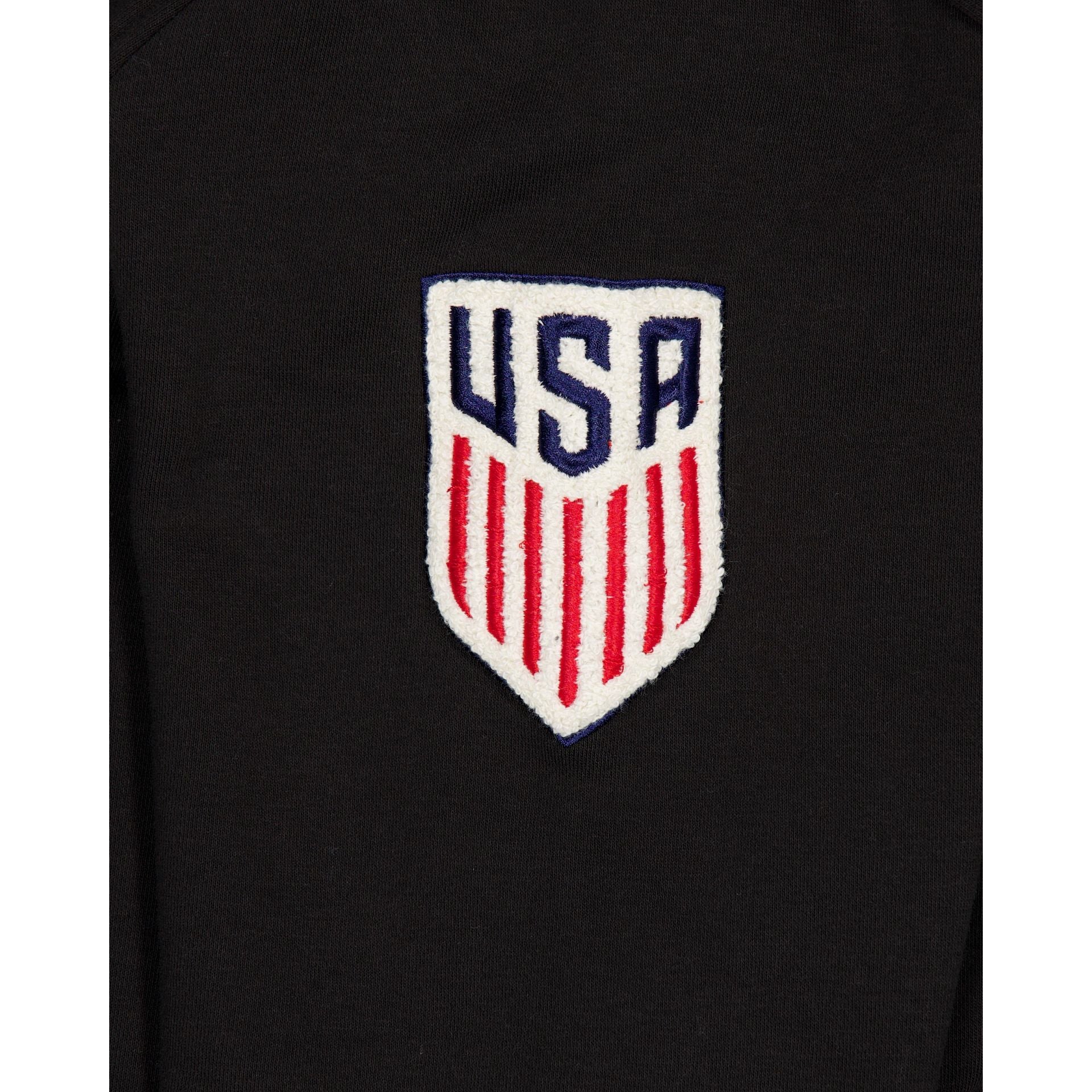 U.S. Men's National Team Throwback Boucle Black Crewneck