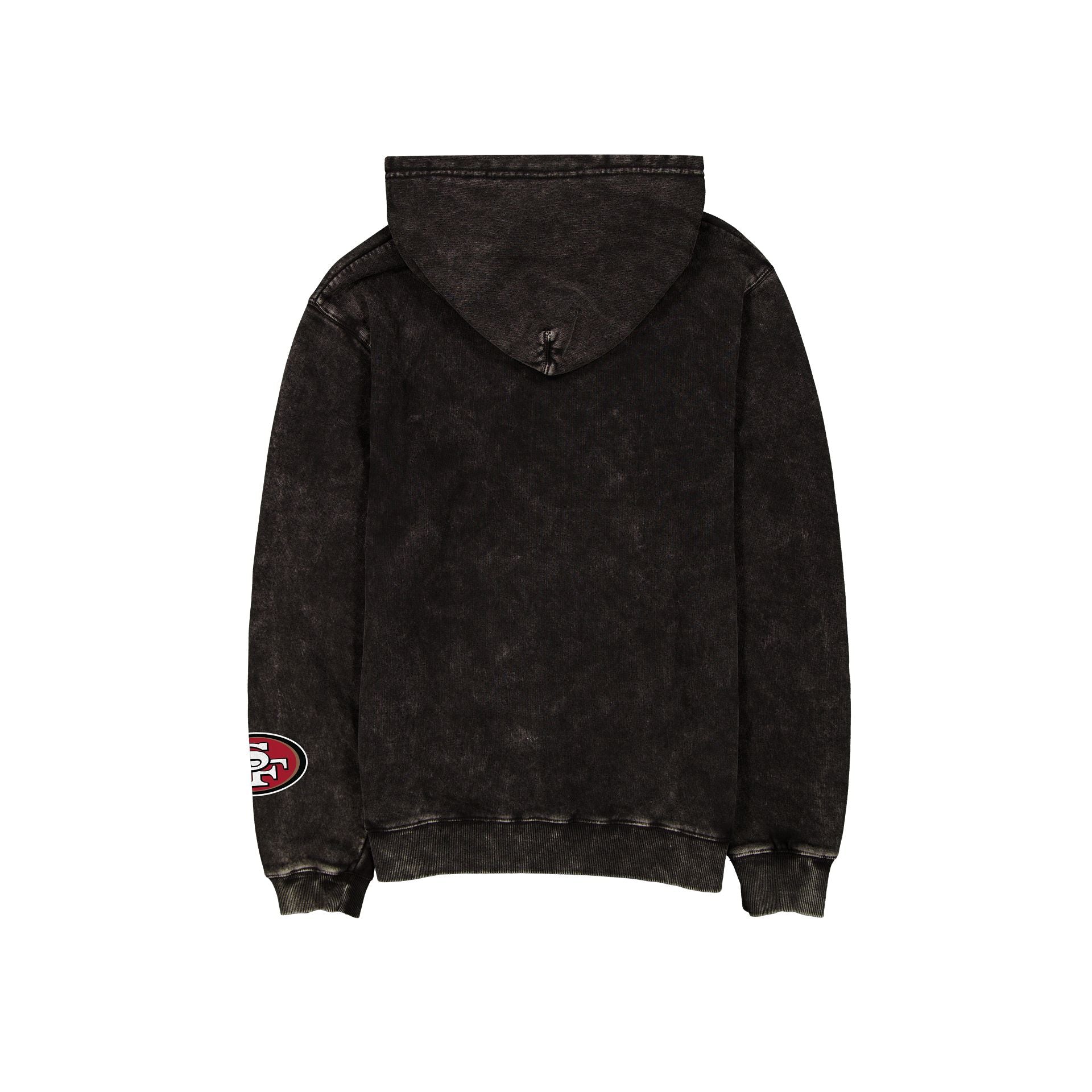 San Francisco 49ers Logo Washed Black Hoodie