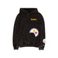 Pittsburgh Steelers Logo Washed Black Hoodie