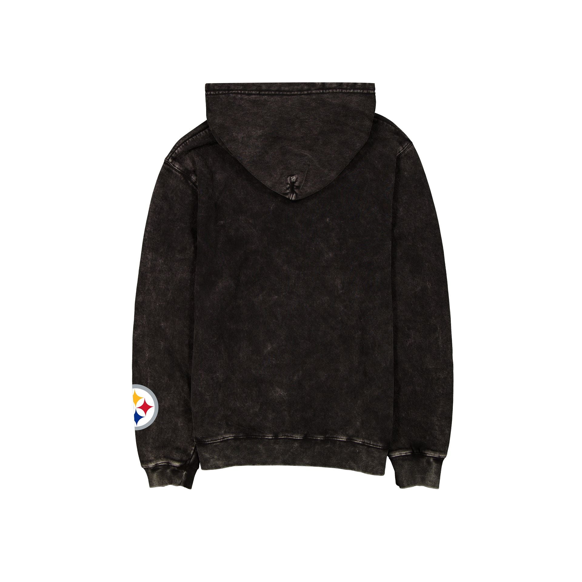 Pittsburgh Steelers Logo Washed Black Hoodie