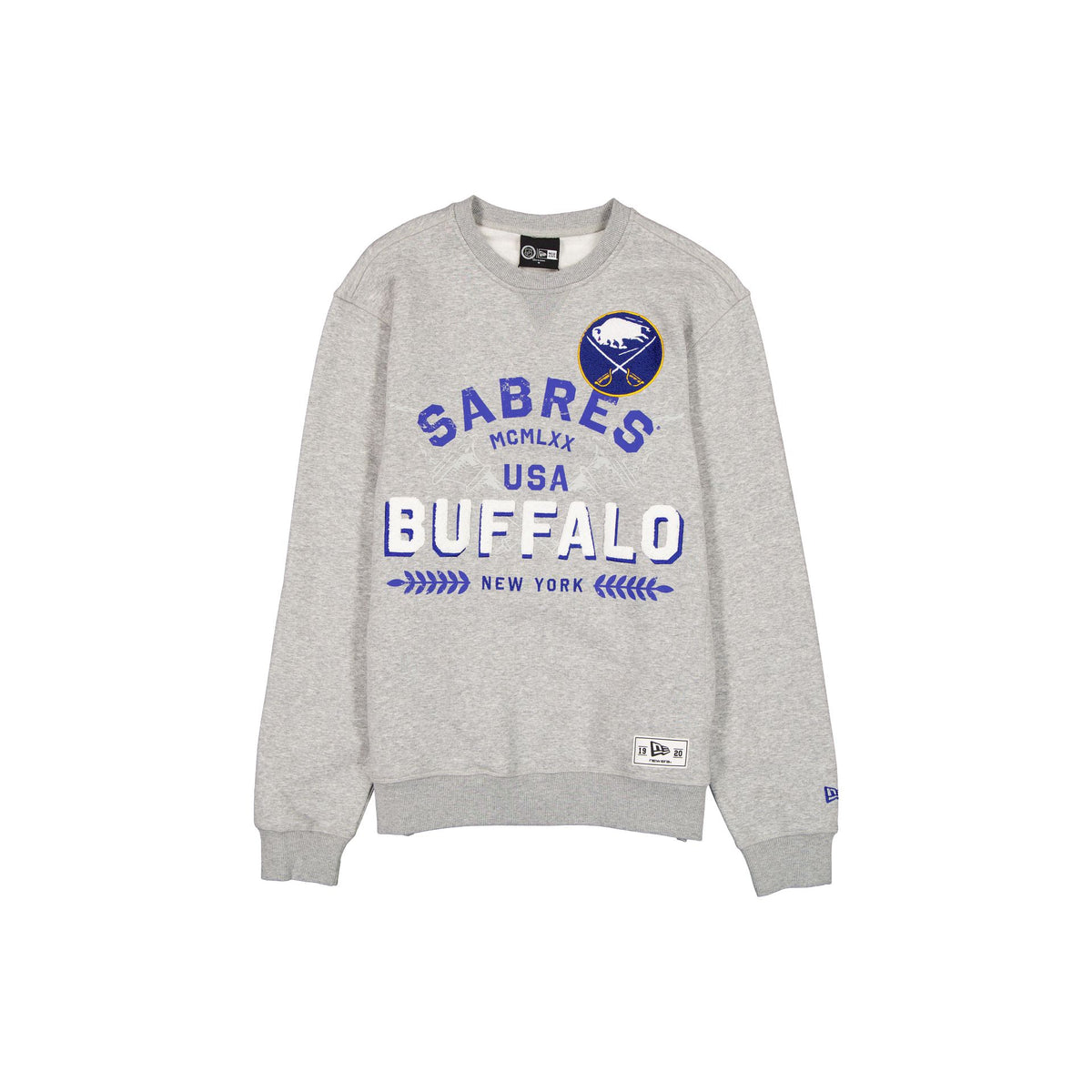 Buffalo Sabres Laurel Heather Gray Crewneck