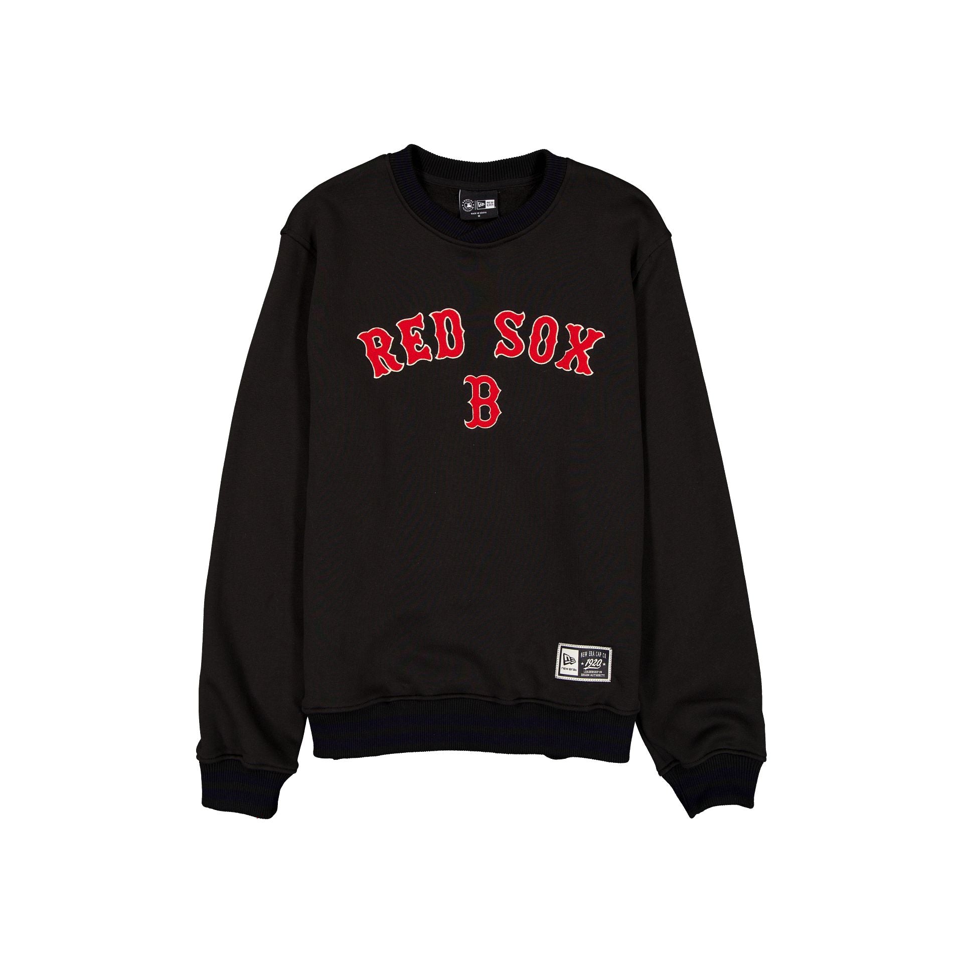 Boston Red Sox Throwback Boucle Black Crewneck