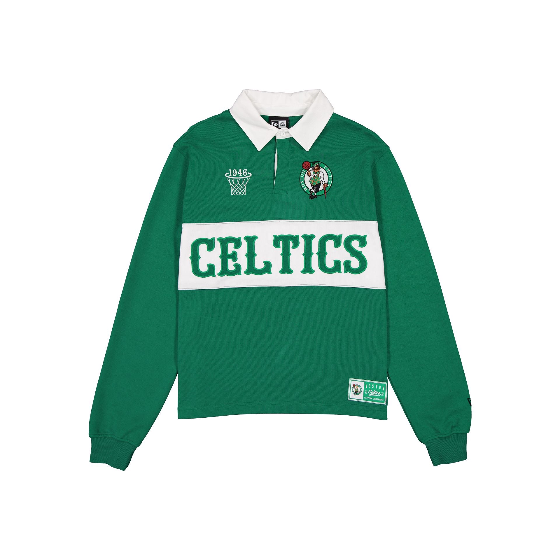 Boston Celtics Long-Sleeve Rugby T-Shirt