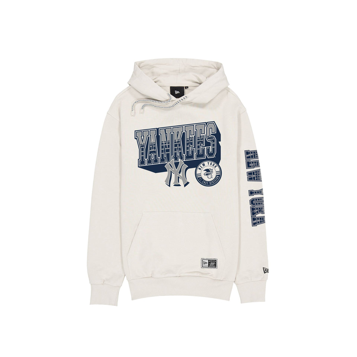 New York Yankees Throwback Chrome White Hoodie