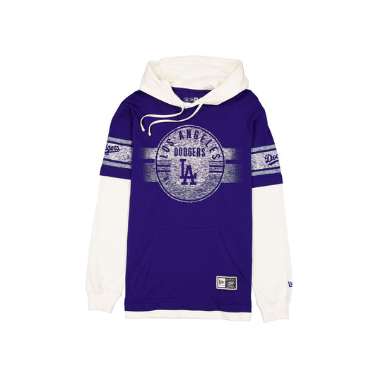 Los Angeles Dodgers Throwback Chrome Twofer Hoodie
