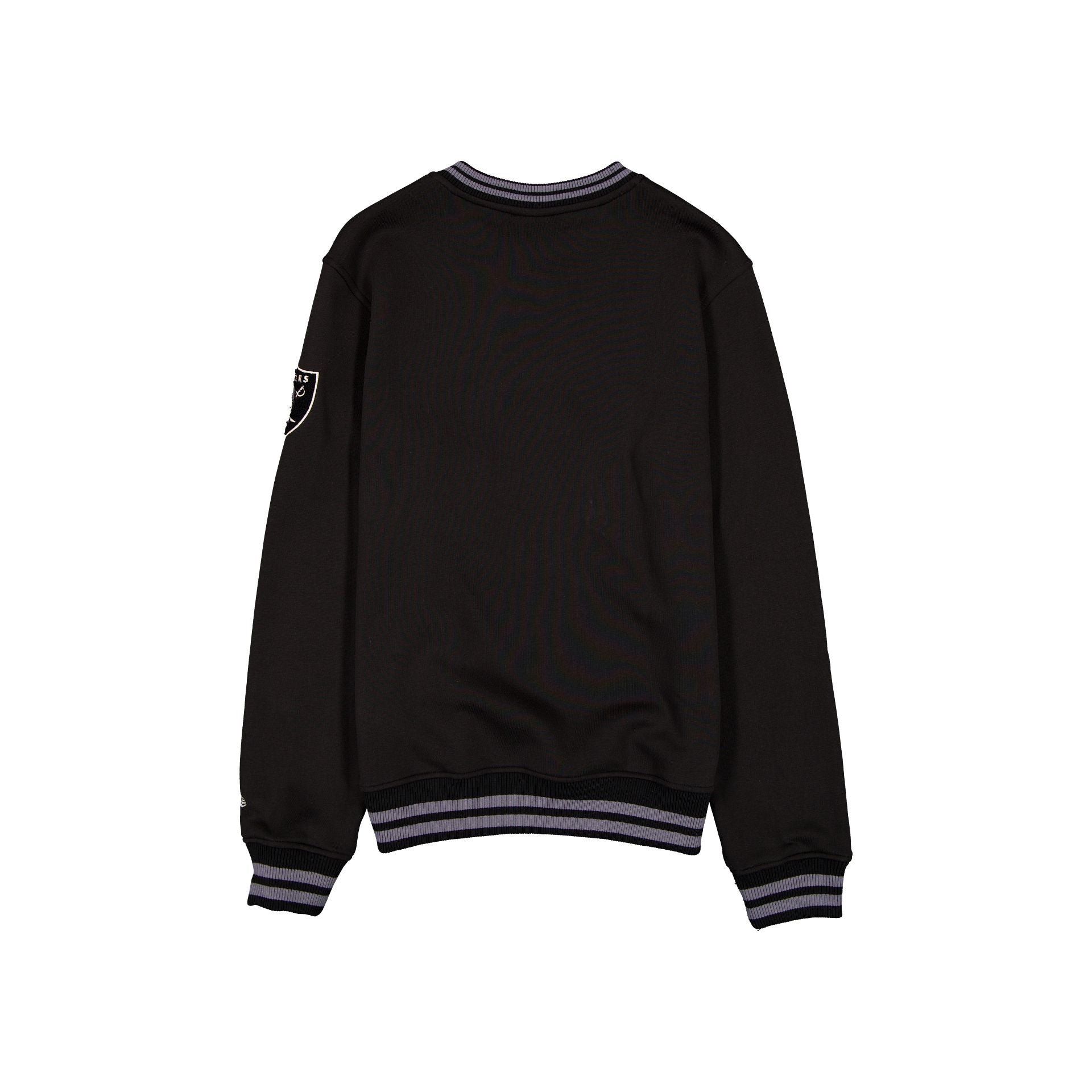 Las Vegas Raiders Throwback Boucle Black Crewneck