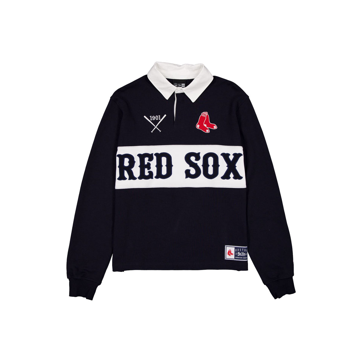 Boston Red Sox Long-Sleeve Rugby T-Shirt