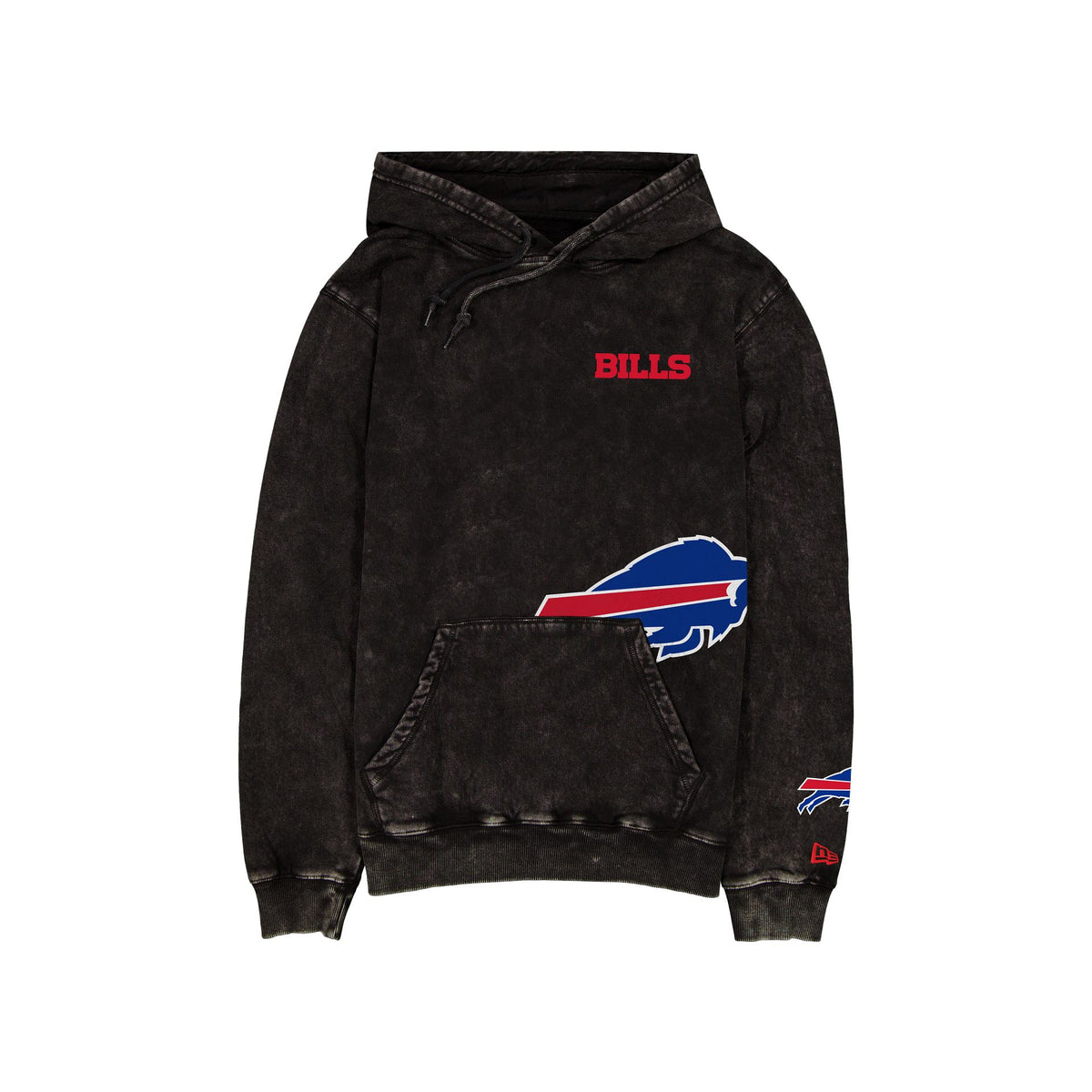 Buffalo Bills Logo Washed Black Hoodie