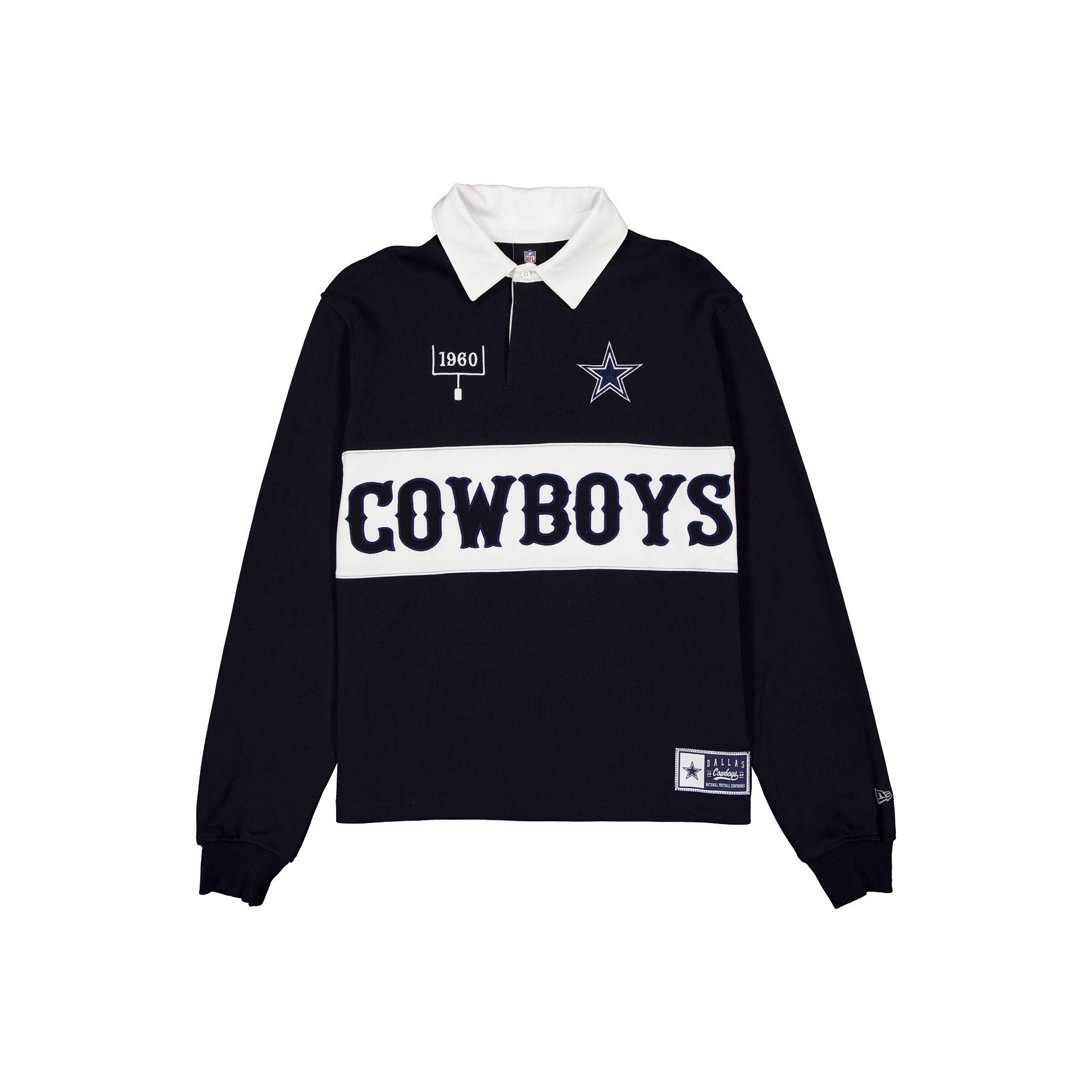 Dallas Cowboys Long-Sleeve Rugby T-Shirt