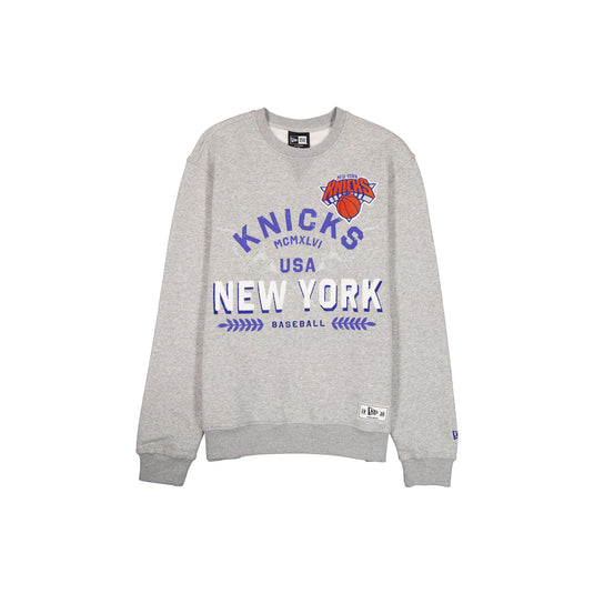 New York Knicks Laurel Heather Gray Crewneck