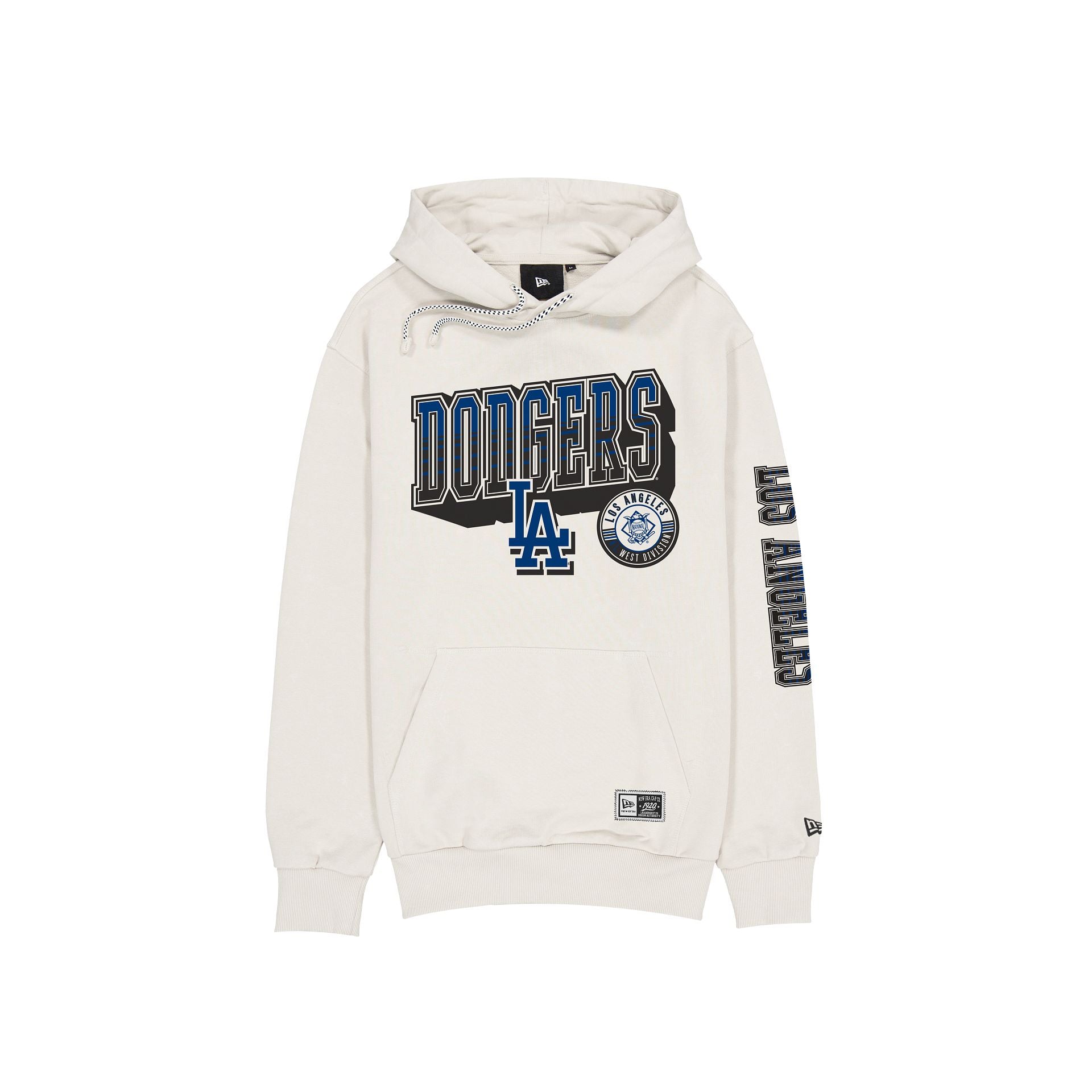 Los Angeles Dodgers Throwback Chrome White Hoodie
