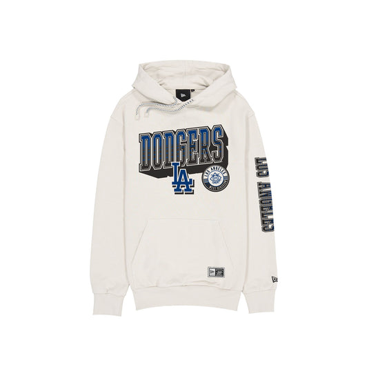 Los Angeles Dodgers Throwback Chrome White Hoodie