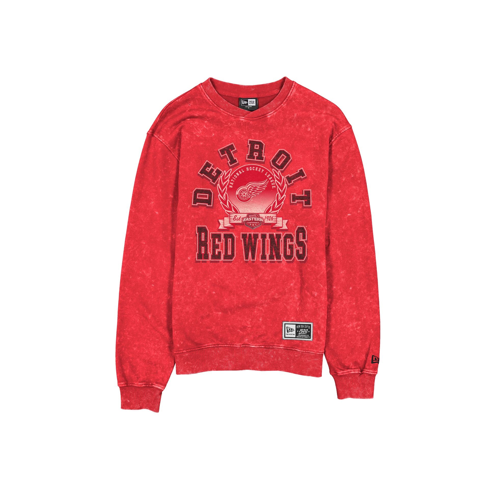 Detroit Red Wings Throwback Laurel Crewneck