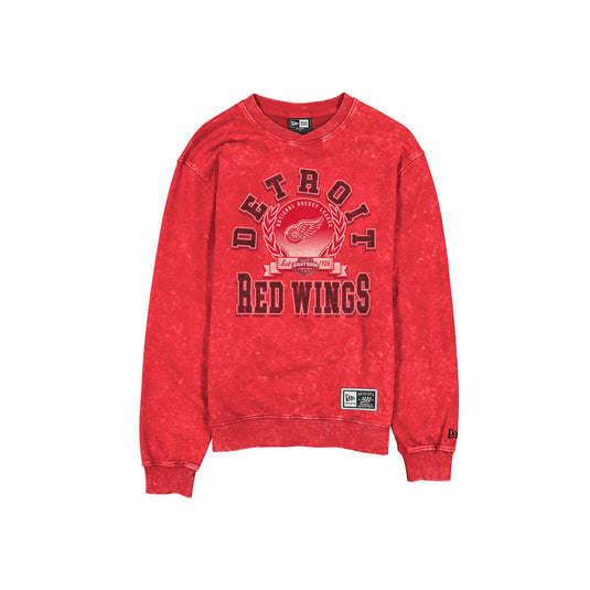Detroit Red Wings Throwback Laurel Crewneck