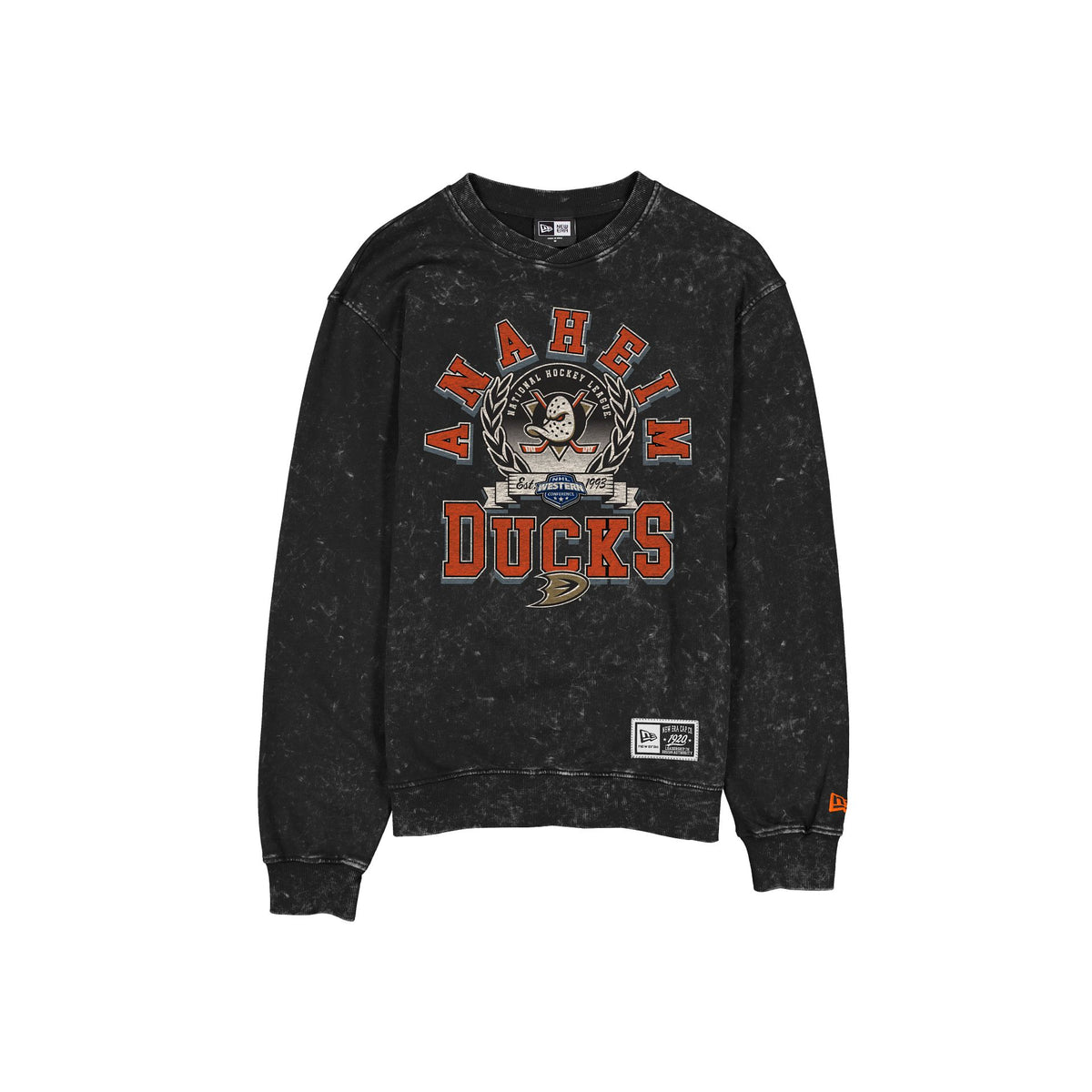 Anaheim Ducks Throwback Laurel Crewneck
