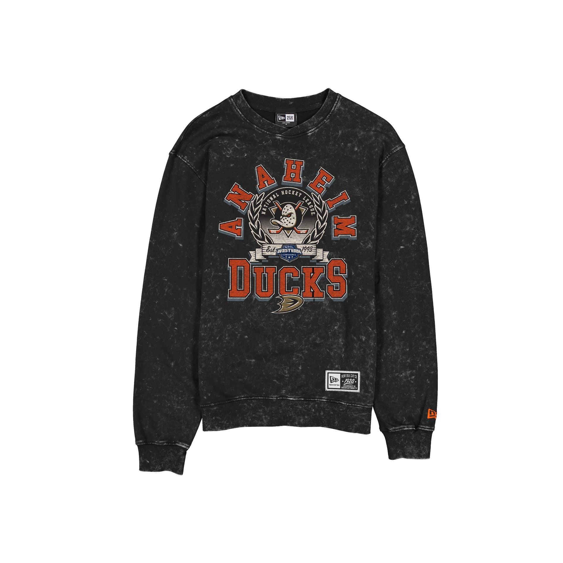 Anaheim Ducks Throwback Laurel Crewneck
