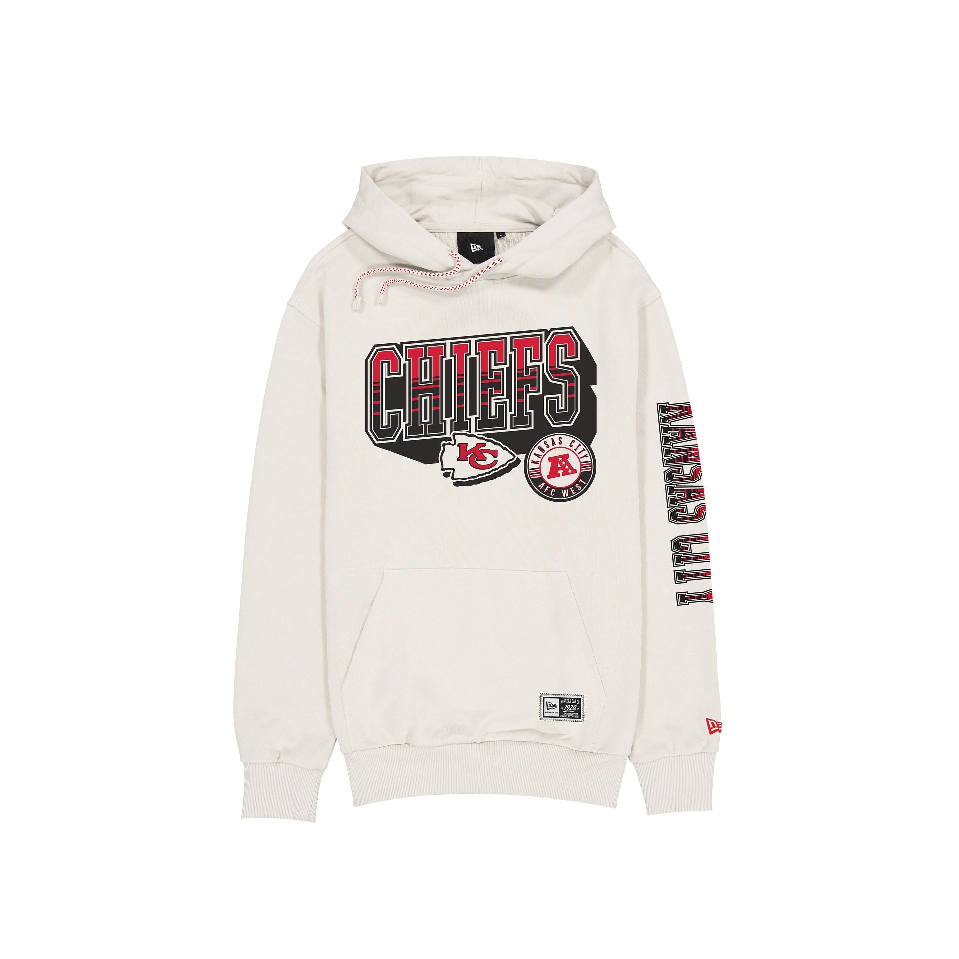 Kansas City Chiefs Throwback Chrome White Hoodie