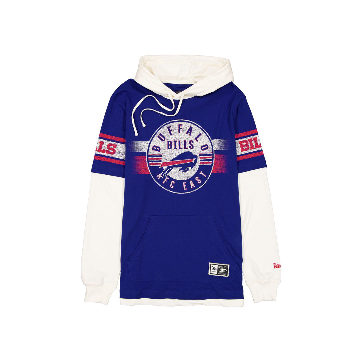 Buffalo Bills Throwback Chrome Twofer Hoodie