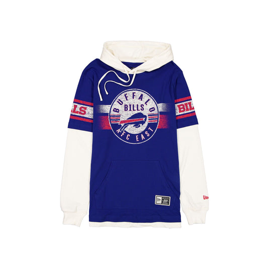 Buffalo Bills Throwback Chrome Twofer Hoodie