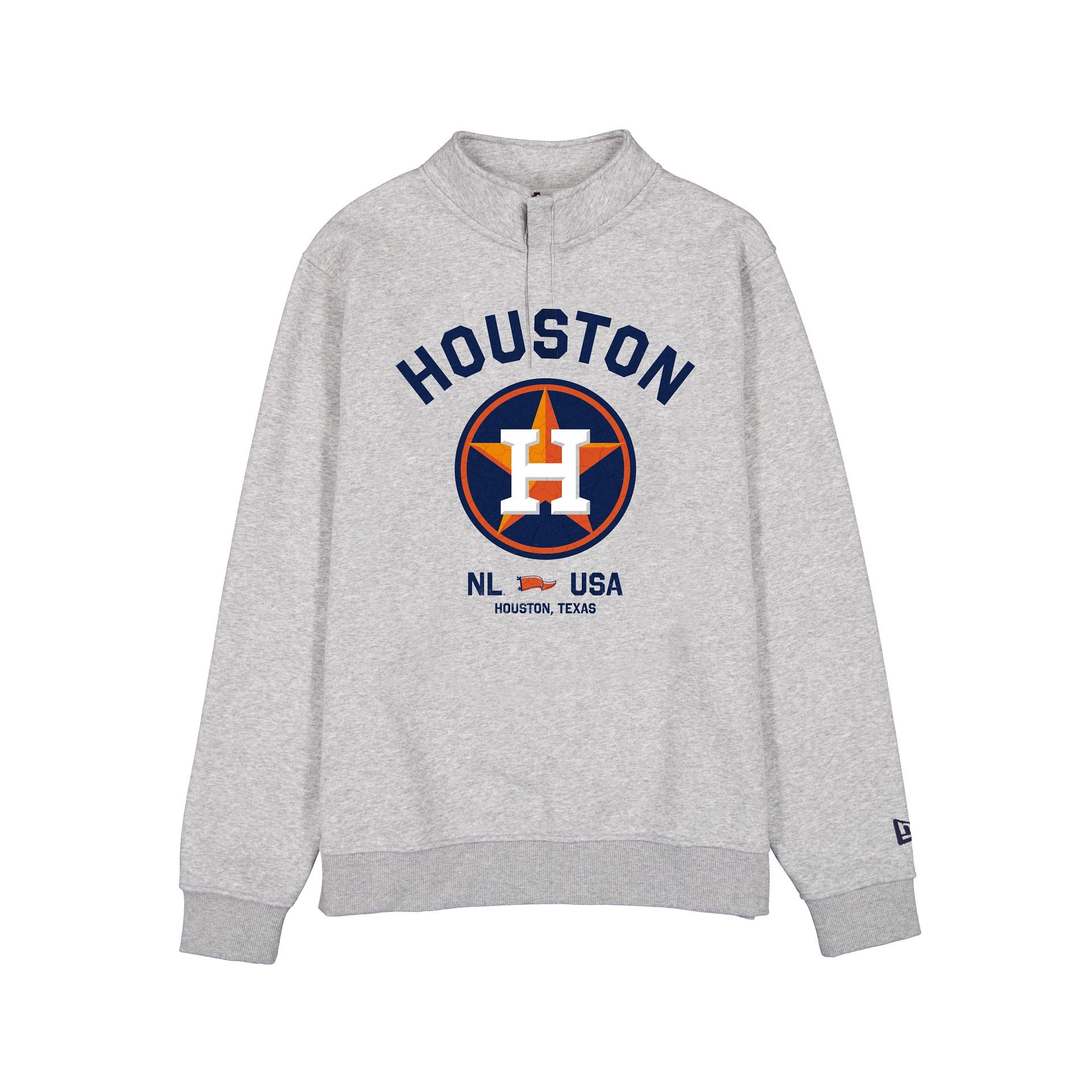 Houston Astros Heather Gray Quarter Zip