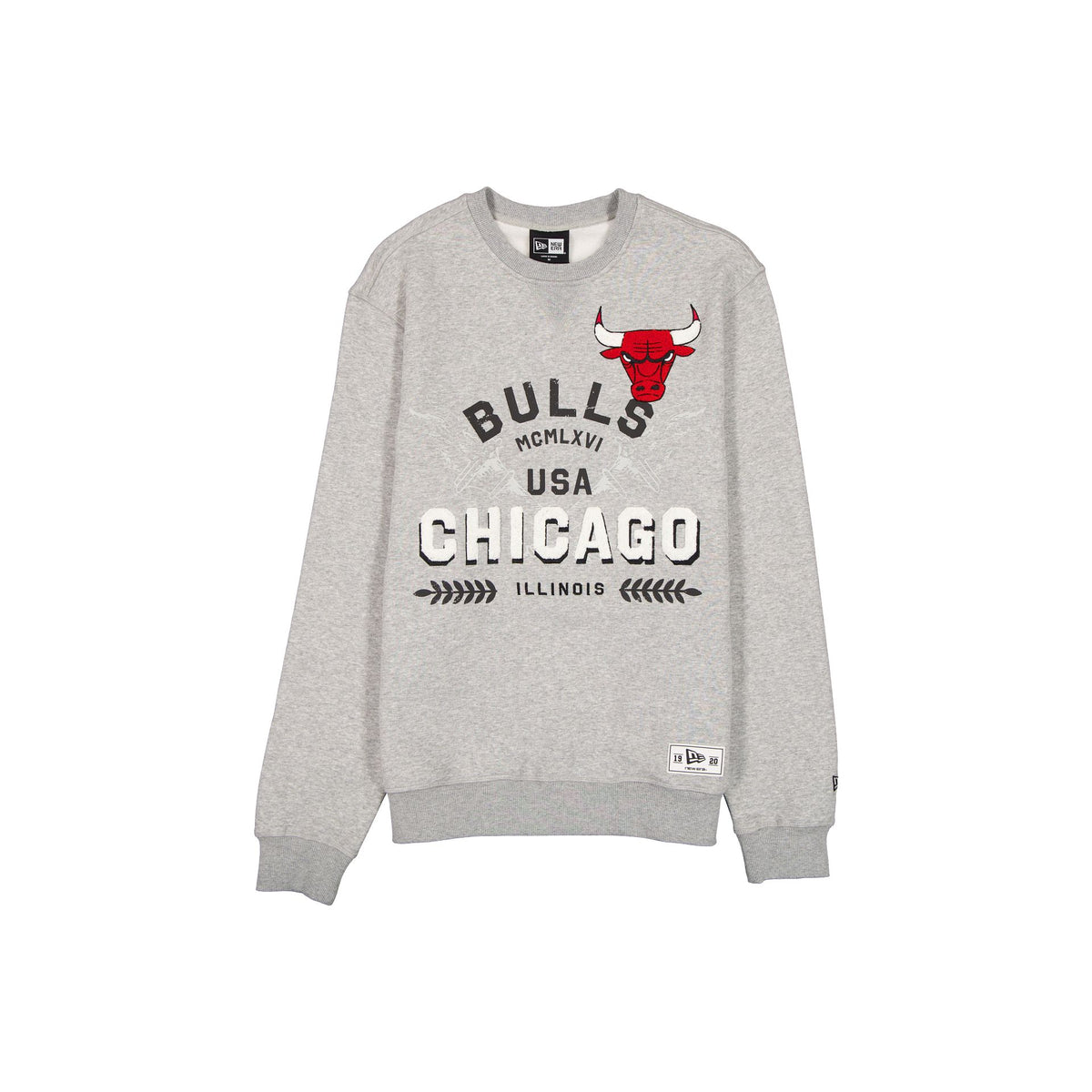 Chicago Bulls Laurel Heather Gray Crewneck