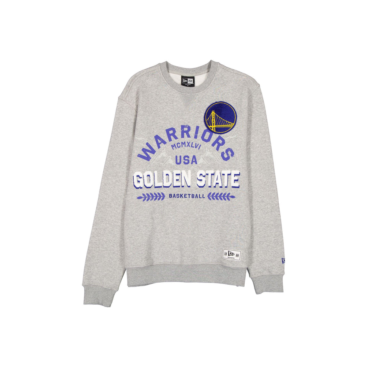 Golden State Warriors Laurel Heather Gray Crewneck