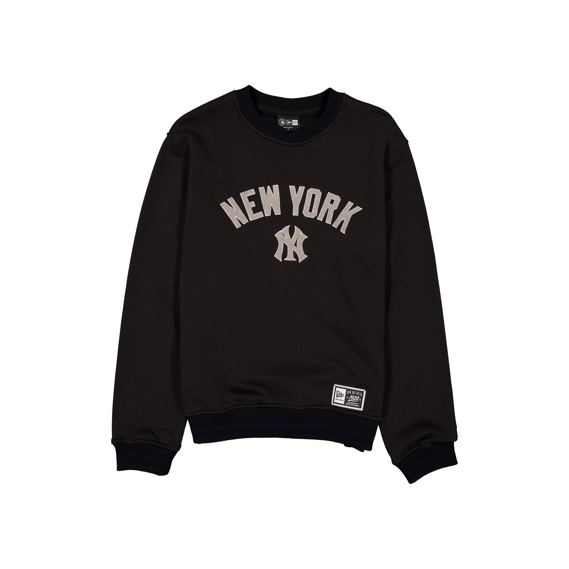New York Yankees Throwback Boucle Black Crewneck