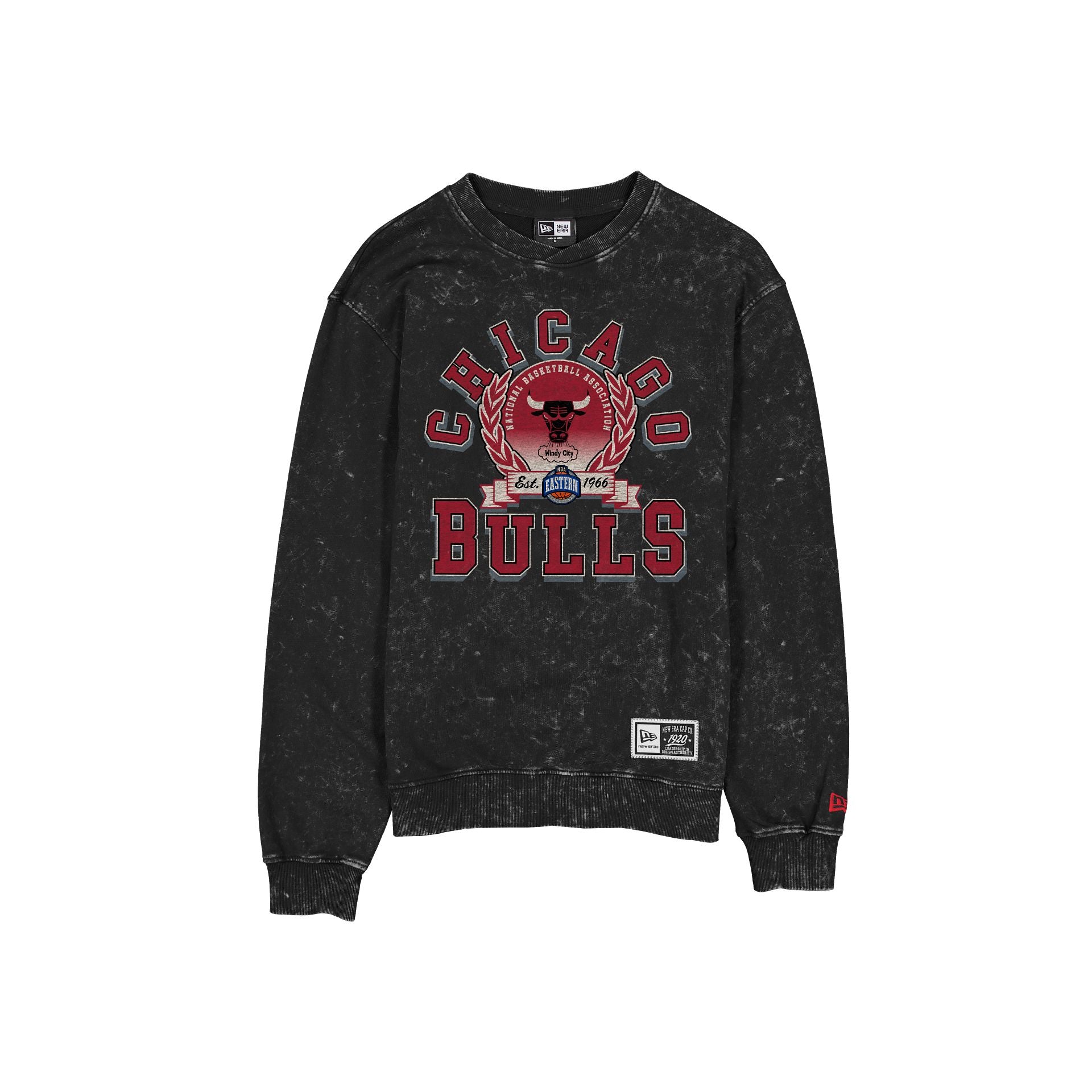 Chicago Bulls Throwback Laurel Crewneck
