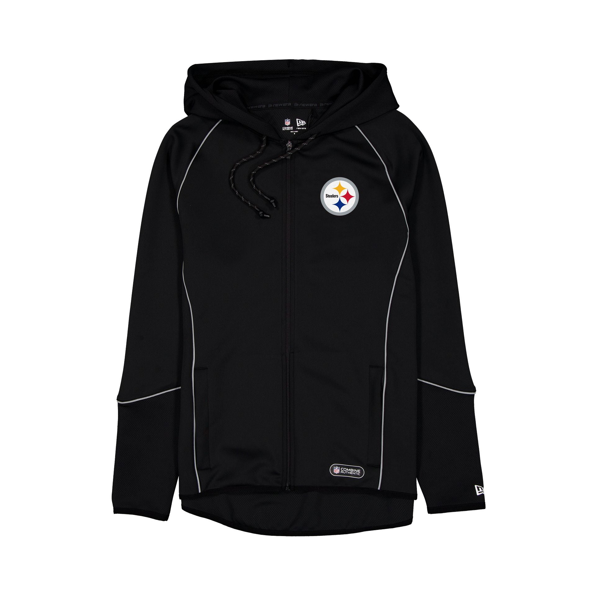Pittsburgh Steelers Accented Full-Zip Combine Hoodie