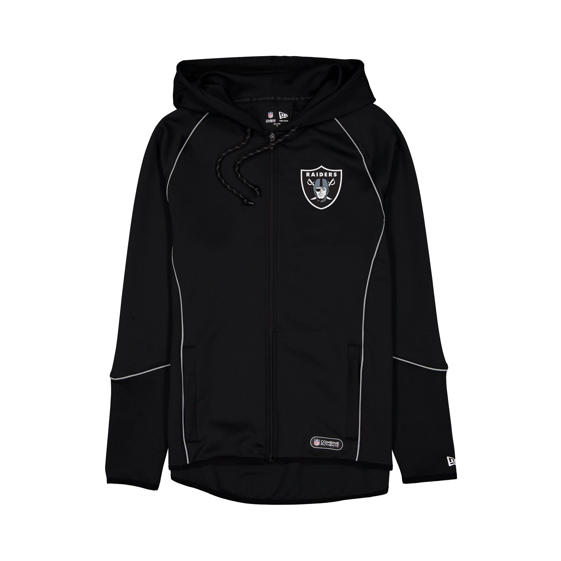 Las Vegas Raiders Accented Full-Zip Combine Hoodie