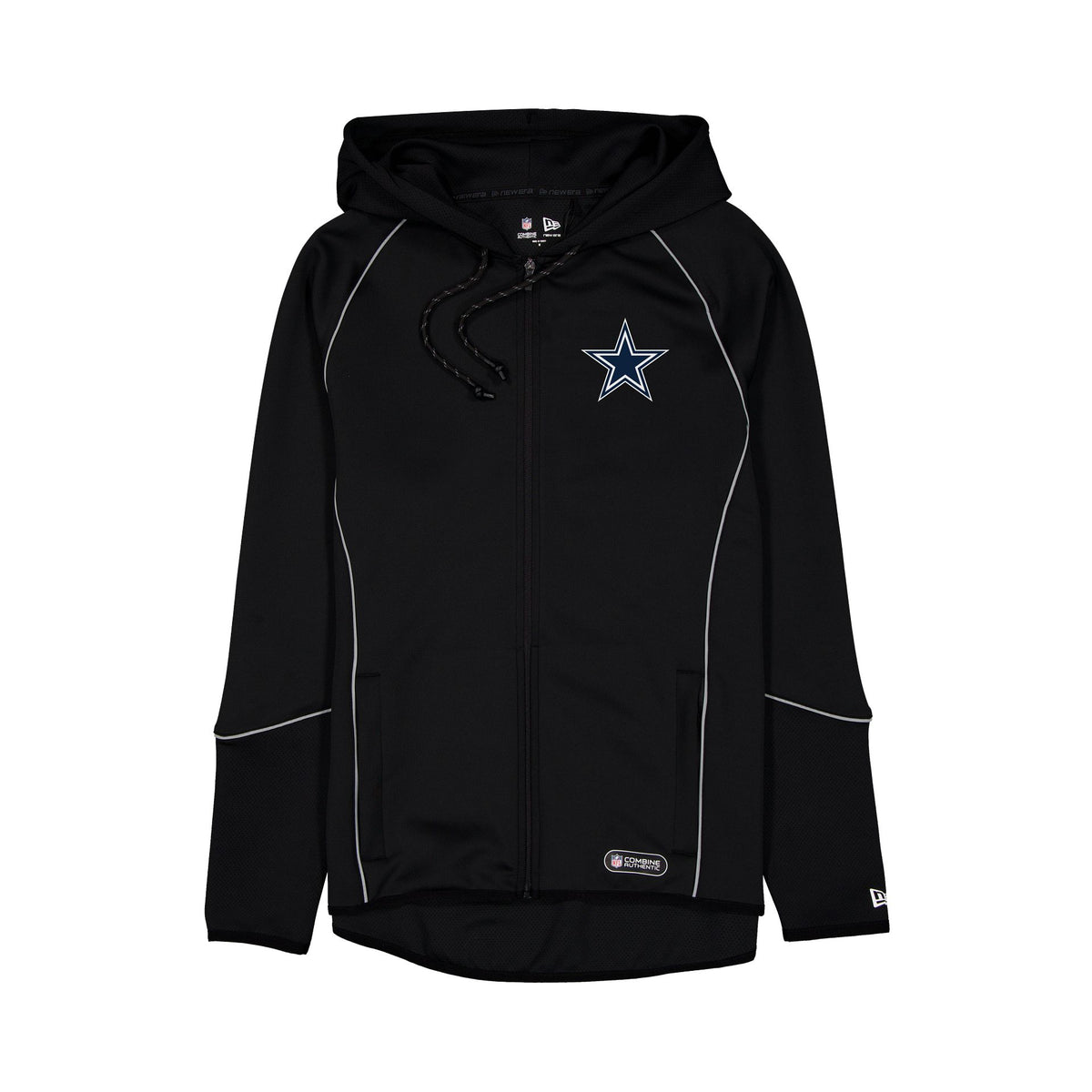 Dallas Cowboys Accented Full-Zip Combine Hoodie