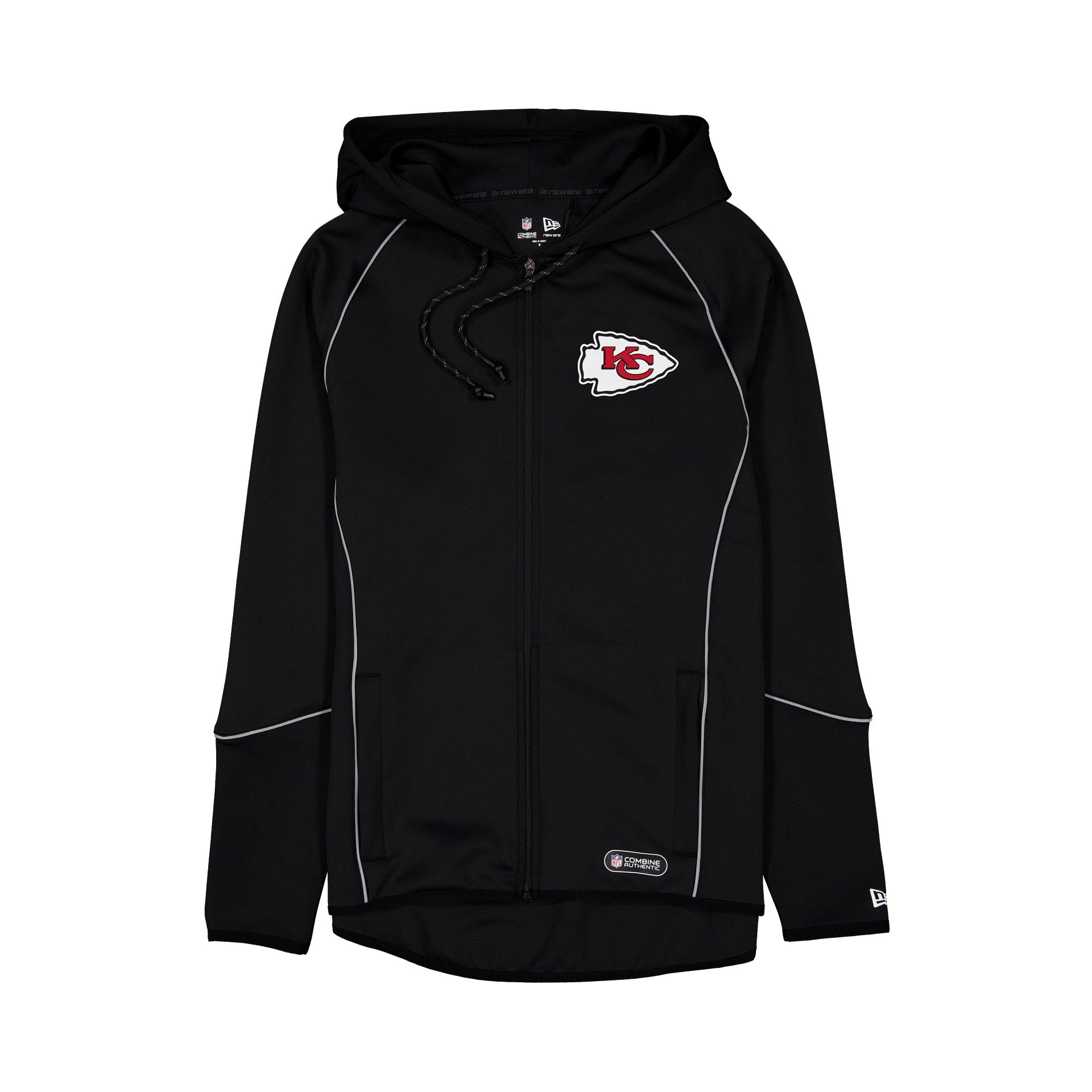 Kansas City Chiefs Accented Full-Zip Combine Hoodie