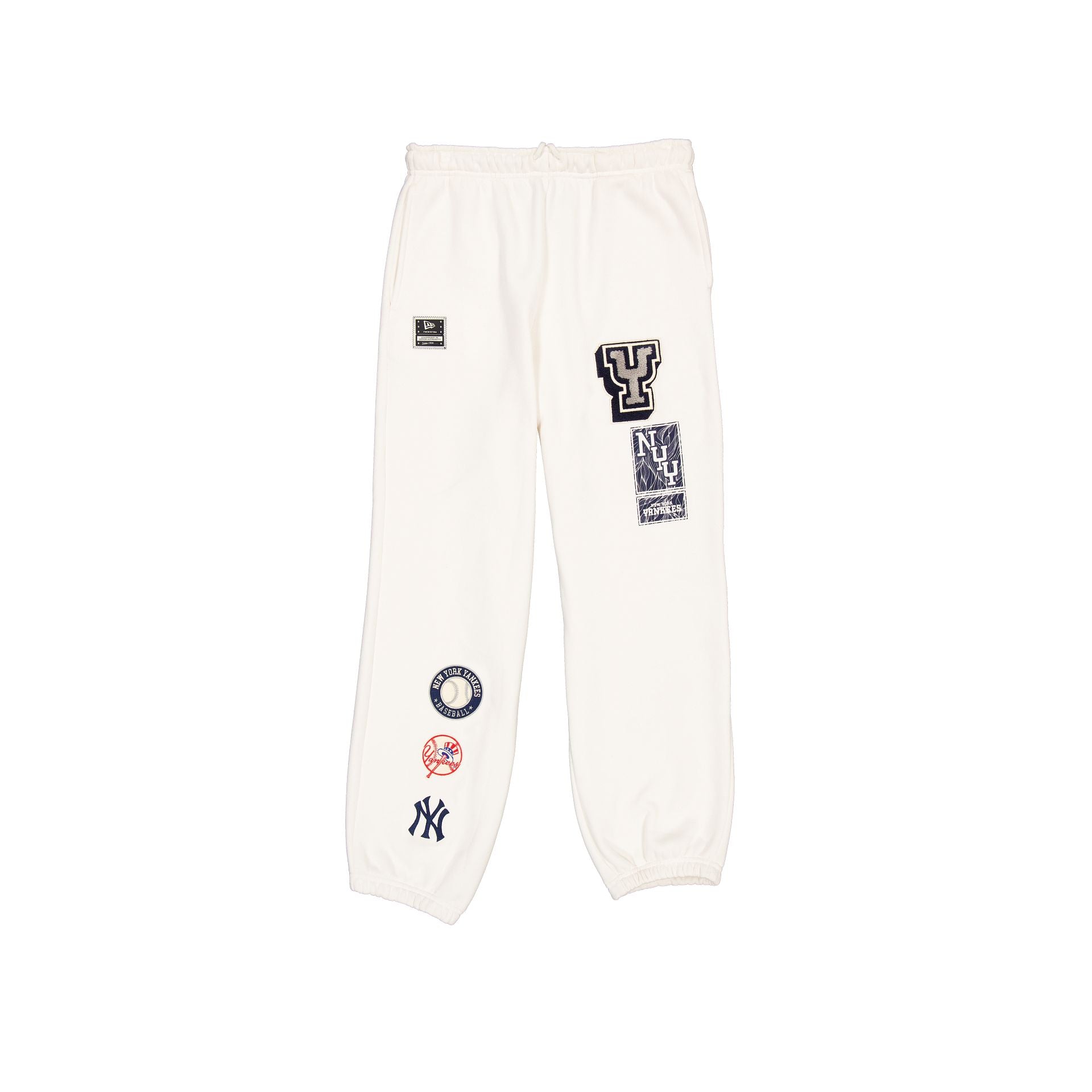 New York Yankees Women's Chrome White Varsity Sweatpants