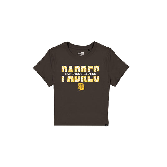 San Diego Padres Women's Cropped Split T-Shirt