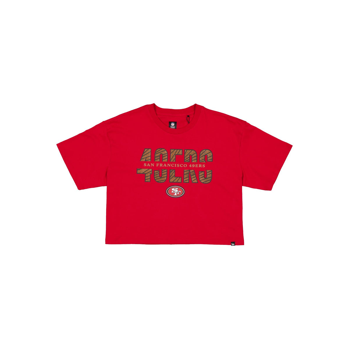 San Francisco 49ers Women's Cropped Split T-Shirt
