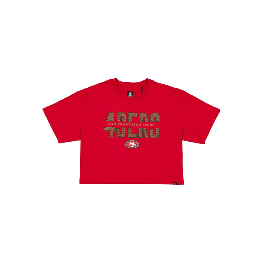 San Francisco 49ers Women's Cropped Split T-Shirt